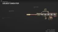 Ugliest Sweater weapon blueprint (Image via Activision)
